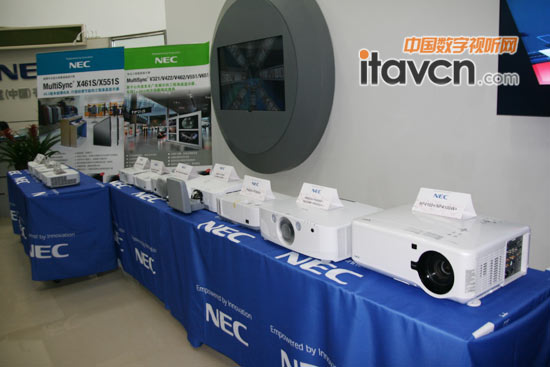 NECСȫ̽ͶӰCչʾ500ledƳϵͶӰͶӰȫչ